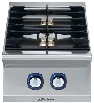 Electrolux Professional 371000 — 2-burner gas range (400 mm module)